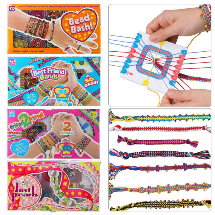 Funny Girls Bracelet Making Kit Beads Jewellery Charms Pendant Set Diy  Craft Kids Gift | Fruugo IE