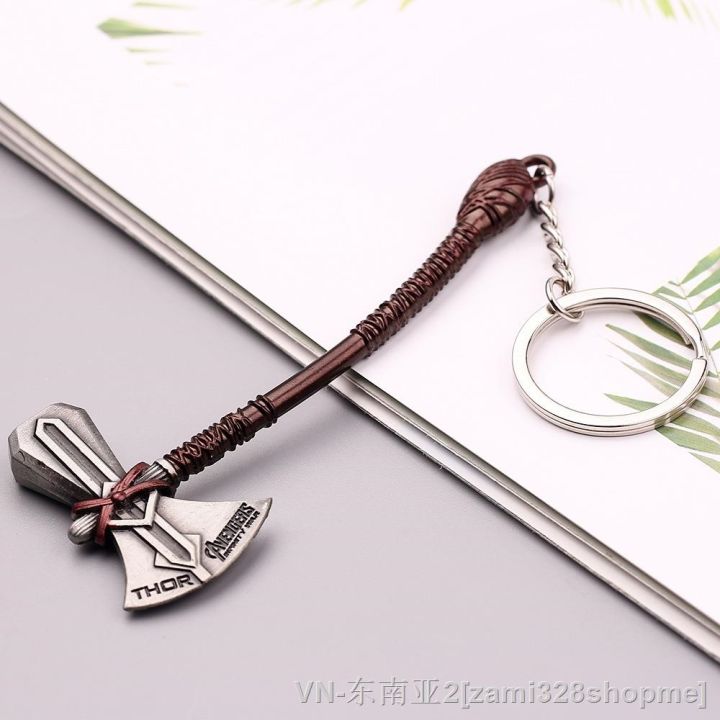 yf-cartoon-odinson-stormbreaker-alloy-pendant-keychains-car-chain-hanging-jewelry-gifts