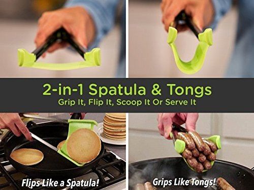 2in1-clever-kitchen-spatula-and-tongs-ที่คีบอาหาร-ทอด-ที่คีบอาหาร-silicone-ที่คีบอาหารเชฟ-spatula-silicone-cooking-ไม้คีบอาหาร-ไม้พายทำอาหาร-ไม้คีบอาหาร-2-ชิ้น