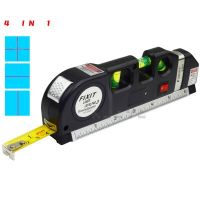 【SALE】 knuculinteg1985 4 In 1 Infrared Level Cross Line Multipurpose Level Horizon Vertical Spirit Level Tool With 2.5M Measure Tape