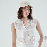 DAYTON SLEEVELESS TOP (White)