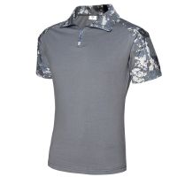 N&amp;AI Men Summer Army Combat Tactical T-Shirt Short Sleeve Camouflage tops