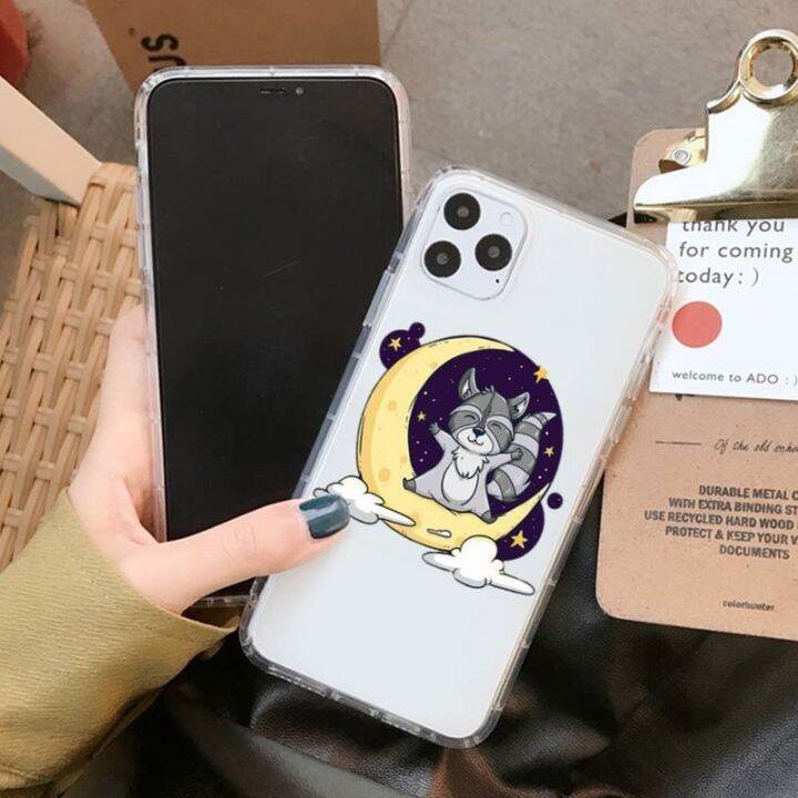 cartoon-raccoon-phone-case-for-iphone-11-12-13-mini-pro-xs-max-8-7-6-6s-plus-x-5s-se-2020-xr-case