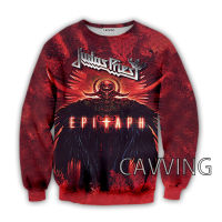 CAVVING 3D Printed Judas Priest Rock Band Crewneck Sweatshirts Harajuku Styles Tops Long Sleeve Sweatshirts for Menwomen