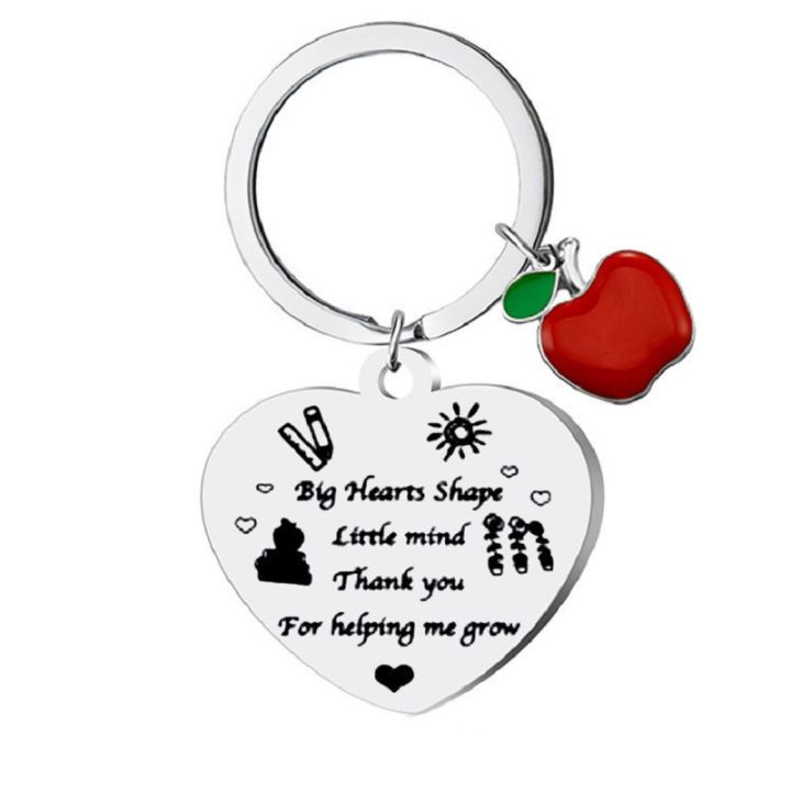 little-holiday-pendant-compact-keychain-laser-carved-heart-shaped-keyring-greetings-keychain-stainless-steel-keychain