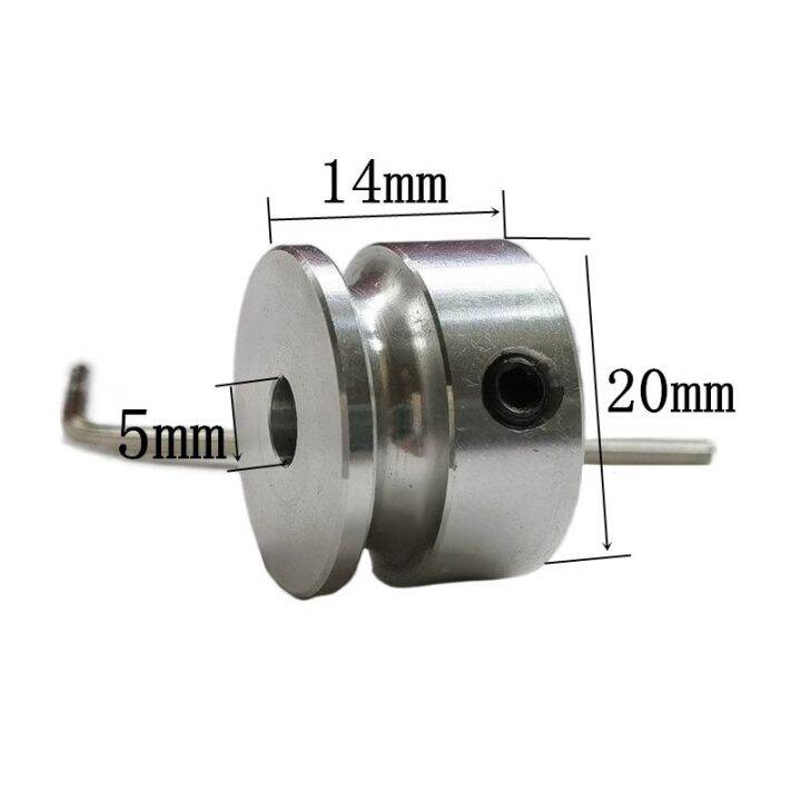 cw-aluminum-alloy-single-groove-pulley-20-30-40mm-small-motor-drive-wheel-groove-width-4mm