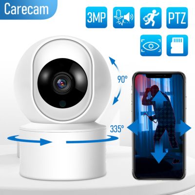 HD 3MP WiFi Camera Home AI Smart Baby Monitor Wireless 2-Way Audio Color Night Vision Home Security Surveillance IP PTZ Camera Household Security Syst
