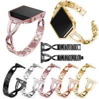 ┋☇♚ for Fitbit Blaze fashion X-shape Diamond Alloy no table frame for Fitbit Blaze Smart watch frontier/Classic Replacement Bracelet