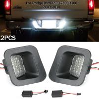 2x LED License Plate Rear Bumper Lights LED Lamps For Dodge Ram 1500 2500 3500 2003-2018 Auto Illumination Licence Plate Light