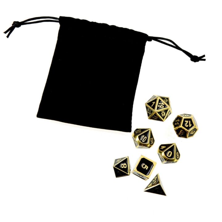 เกมตั้งโต๊ะ-7ชิ้นชุดลูกเต๋าหลายหน้าเรืองแสงชุดลูกเต๋าหลายหน้าชุดลูกเต๋าทอยเครื่องมือเกมลูกเต๋าสไตล์1