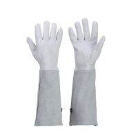 Forearm Protective Gloves Ladies Men Thick Leather Long Style