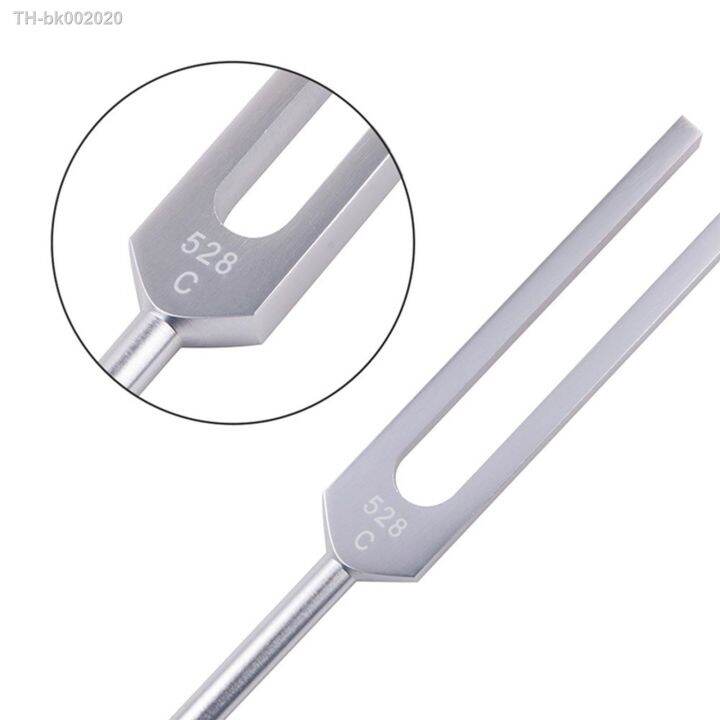 tuning-fork-tunable-528c-528hz-tuner-with-mallet-set-stainless-steel-tunning-musical-instrument-meditation-percussion-instrument