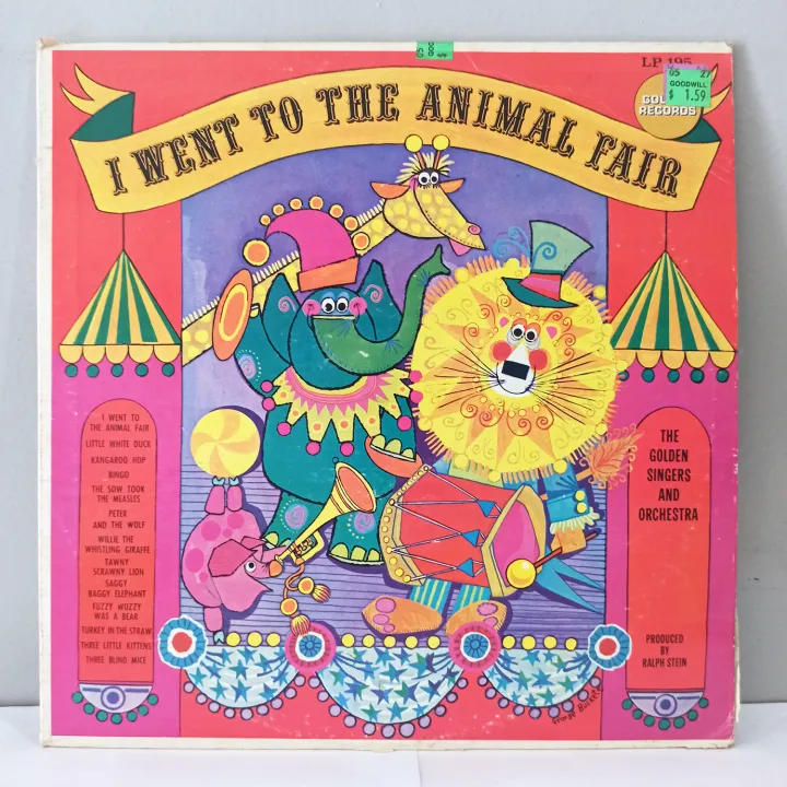 The Golden Singers and Orchestra I Went To The Animal Fair Vinyl