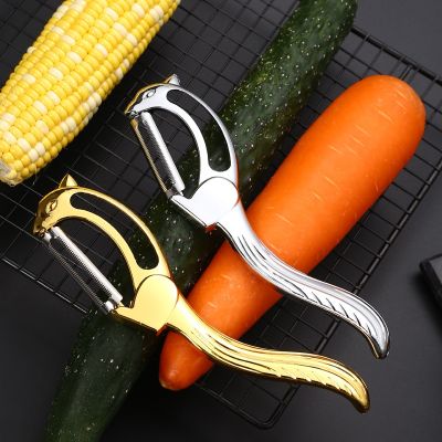High-quality kitchen tools creative squirrel peeler stainless steel multifunctional melon zinc alloy