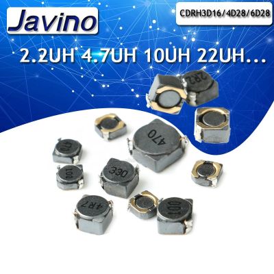 10pcs Shielded Inductor CDRH3D16/4D28/6D28 2.2/4.7/10/22/33/47UH 100 220 SMD power inductor