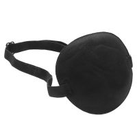 10 Pack Adult Kids Black Elastic Eye Patch Strabismus Adjustable Pirate Eye Patch Single Eye Mask with Buckle for Amblyopia Lazy Eye Patches (Black)