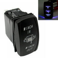 0【；‘7 Pin Winch สำหรับรถออฟโรดและเรือยอชท์ 12V LED Rocker Switch สำหรับรถจี๊ปรถบรรทุก