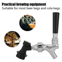 G5/8 เหล็กกล้าไร้สนิมทนทานปรับค่าไม่ได้ Homebrew Beer Keg Beer Draft Faucet Kit Brewing Accessory