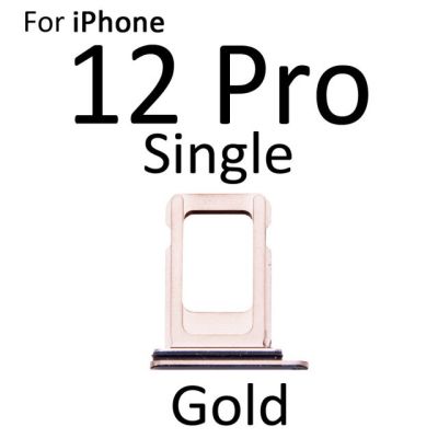 【☊HOT☊】 anlei3 ถาดใส่ซิมการ์ดสำหรับ Iphone 12 Pro 12 Pro Max อะไหล่ช่องใส่ซิม