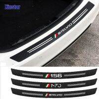 【hot】□✖☄  Carbon Car Rear Protection Sticker Alfa Sportiva Giulia 159 156 Stelvio 147