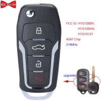 【Be worth】 islwpi KEYECU สำหรับ Toyota 4Runner 2005 2006 2007 2008อัพเกรด Remote Car Key Fob HYQ12BBX HYQ1512Y 4D67 Chip