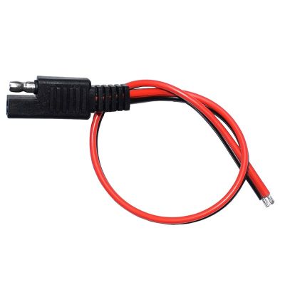 30CM 12V SAE Power Automotive Extension Cable 18AWG 2 Pin with SAE Connector Cable Quick Disconnect Extension Cable Watering Systems Garden Hoses