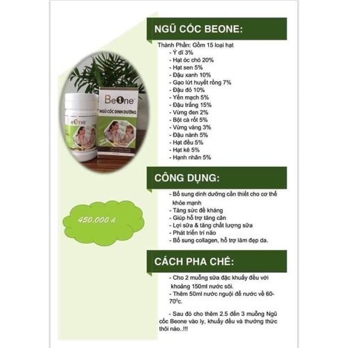 Ngũ cốc tăng cân beone - ngũ cốc tăng cân beone - bnc001 - bnc001 - ảnh sản phẩm 5