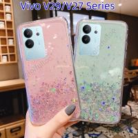 เคสสำหรับ Vivo V29e โทรศัพท์ V27 V27e V29 Pro V29Pro V27Pro 4G 5G เคสดาวแวววาวซิลิโคน TPU ใสนุ่มบางพิเศษเรียบง่ายกันกระแทกฝาหลัง