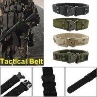 【cw】 Tactical Waist8 Color 130cm ArmyCombat BeltsRelease AdjustableWaistband Outdoor Waist Trainer ！