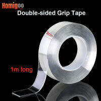 Homigoo Double-Sided Grip Tape Tracelessเทปกาวที่ล้างทำความสะอาดได้และนำกลับมาใช้ใหม่ได้นาโนเทปที่มองไม่เห็นสำหรับรถบ้าน