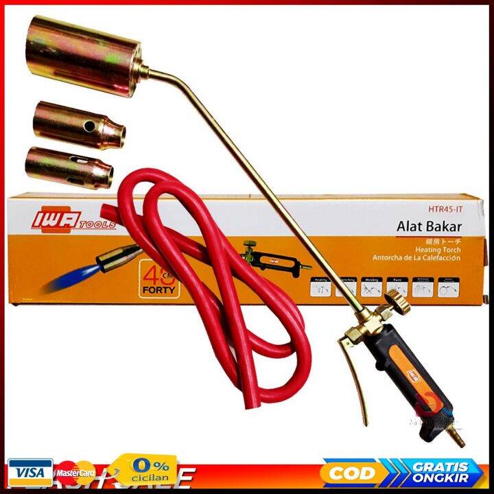 IWA Lpg Gas Torch 40cm Heating Torch Alat Pembakar Hama Tikus Murah