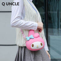 ZHI831 ของแท้ที่ได้รับอนุญาต Sanrio สร้างสรรค์ซิลิโคนเด็กกระเป๋าใส่เหรียญพลังกระเป๋าหัวใหญ่กระเป๋าสะพายไหล่สะพายข้าง AL