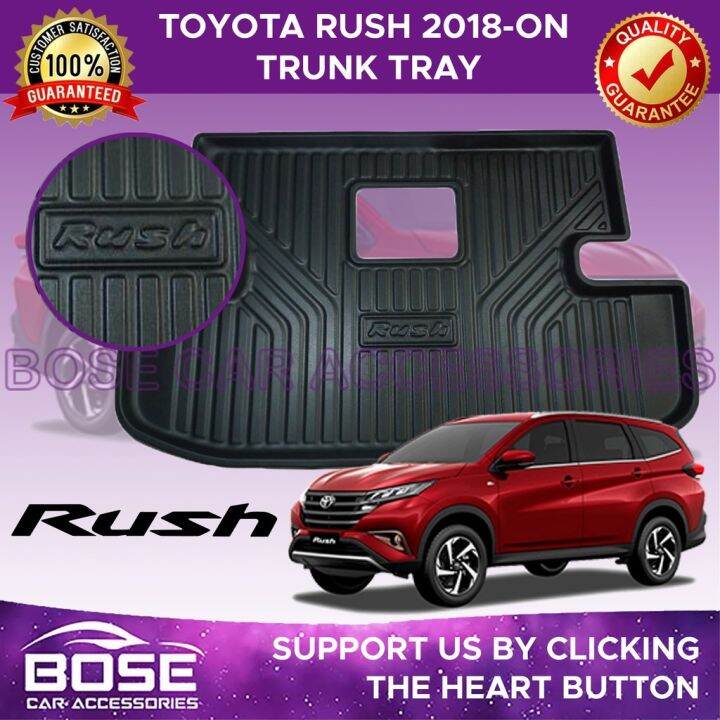 Toyota Rush 2018 2023 Model OEM Rear Trunk Tray / Cargo Matting led
