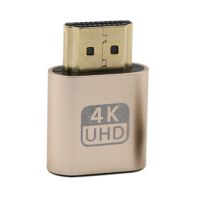 HDMI Virtual 4K จำลองอะแดปเตอร์ DDC EDID ปลั๊กหลอกแสดงผลสนับสนุน1920X1080P สำหรับ PC แล็ปท็อป Vedio