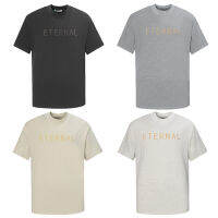 FOG สายหลักของฤดูกาลที่แปด ETERNAL Eternal Series Flocking พิมพ์แขนสั้นคู่หลวมแขนสั้นเดียวกัน T เสื้อ