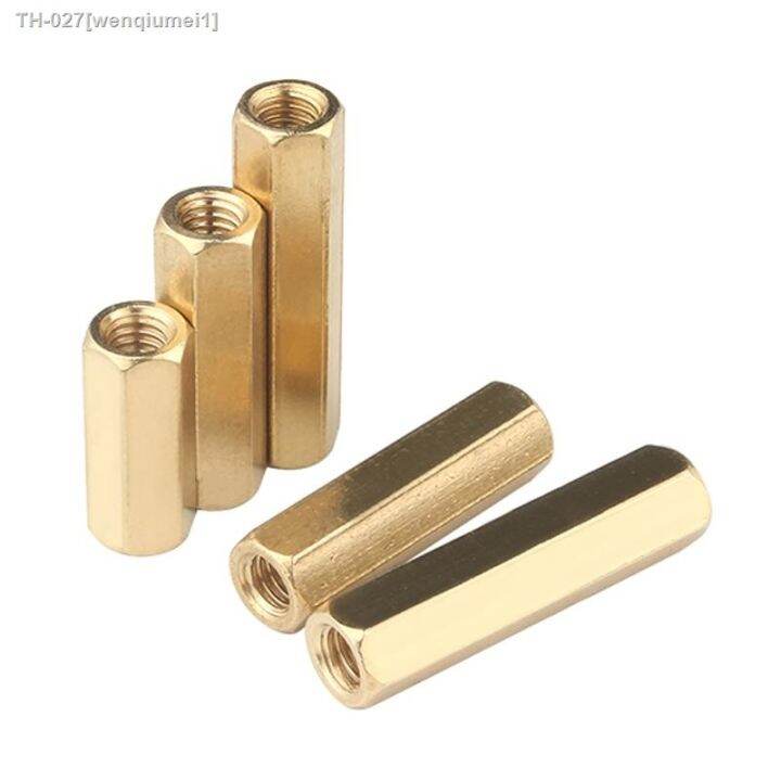 m2-m2-5-m3-m4-m5-double-pass-hex-brass-male-female-standoff-board-pillar-hexagon-thread-pcb-motherboard-spacer-nut-hollow-column