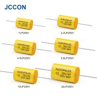 【YF】✓◆♣  2Pcs 250V Capacitor Audiophiler HIFI Audio Metal Film Coupling Frequency Dividing 1UF 1.5UF 1.8UF 2.2UF 2.7UF 3.3UF