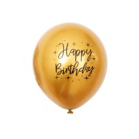 10inch Metallic Balloon Happy Birthday Party Chrome Latex Balloon