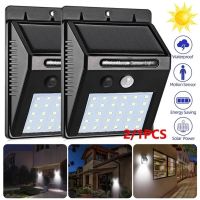 Solar Powered Light Wireless PIR Motion Sensor Wall Light IP65 Waterproof Solar Light Lamp for Outdoor Garden Fence Door Yard Bulbs  LEDs HIDs