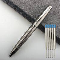 Luxury Quality 854 Metal Line School Student Office Supplies Accessories Medium Nib Ballpoint Pens