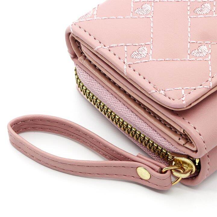 love-embroidered-wallet-womens-short-zero-wallet-womens-triple-fold-bag-multi-card-large-capacity-versatile-fashion-wallet