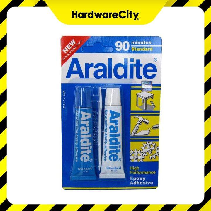 Araldite, 90 Minutes, Rapid Epoxy Adhesive Glue, 2 X 15ML Pack [90 Mins