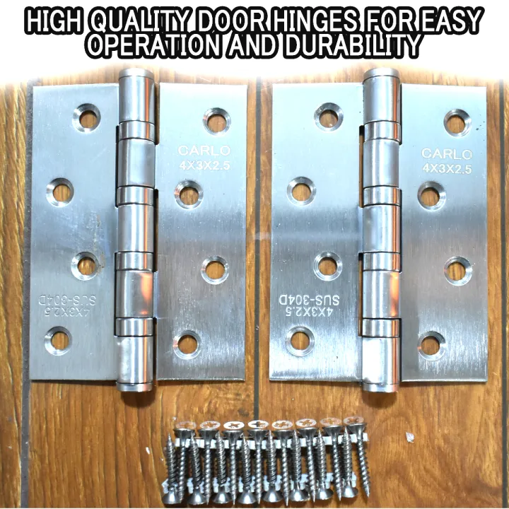 Glorious 4x3x2.5 Heavy Duty Door Hinges For Easy Operation And