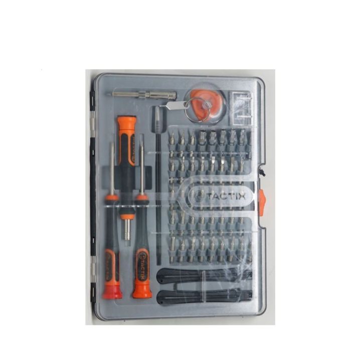 Tactix ME545625 Precision Screwdriver Bit Set 53-PC | Lazada PH