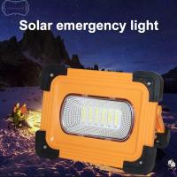 ANTONIORA6ไฟไฟฉุกเฉินทำงาน Floodlight LED ไร้สายไฟฉายเดินป่าแบบชาร์จได้ USB 4โหมดแสงอาทิตย์