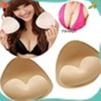 COD DSTGRTYTRUYUY 【SH】1 Pair Bikini Swimsuit Enhancer Bra Push Up Removable Triangle Bra Insert Pads