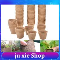 JuXie store 100pcs 8cm Paper Pot Plant Starting Flower Nursery Cup Kit Organic Biodegradable Eco-Friendly Cultivation Garden Tools