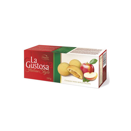 LA GUSTOSA COOKIES WITH APPLE FILLING 150g | Lazada PH