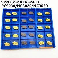 เครื่องมือเซาะร่อง 10PCS SP200 SP300 SP400 NC3020 NC3030 PC9030 2mm 3mm 4mm slotted และตัดหัวเดียวทังสเตนคาร์ไบด์เครื่องตัดสล็อต