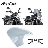 กระจกหน้ารถสำหรับ Kawasaki Vulcan S 650 EN650 2015-2023อุปกรณ์เสริมรถจักรยานยนต์กระจกบังลมที่มีขายึด